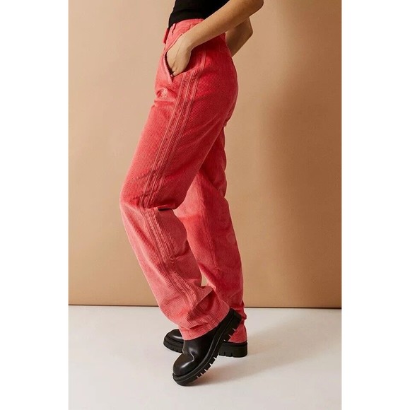 Adidas Originals Womens HIGH-WAISTED CORDUROY PANTS Size S GU0812 - Picture 3 of 16